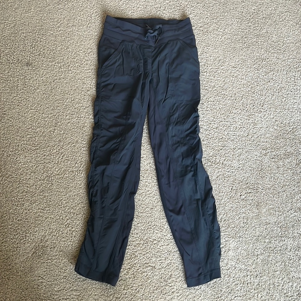 Lululemon dance studio crop dark gray size 4